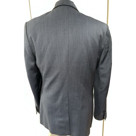 Theory Men’s Navy 2 Button Single Vent Blazer 40R‎ Wool/Poly - Picture 2 of 8
